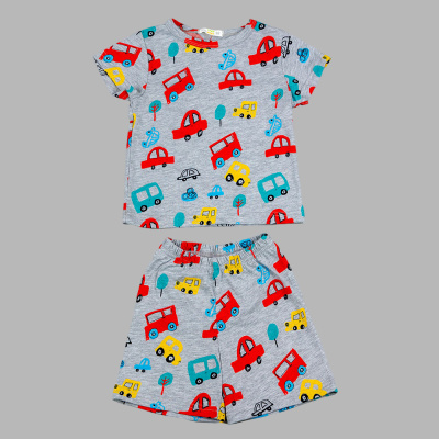 Пижама Машинки Кидс 537226К-3 серый 01